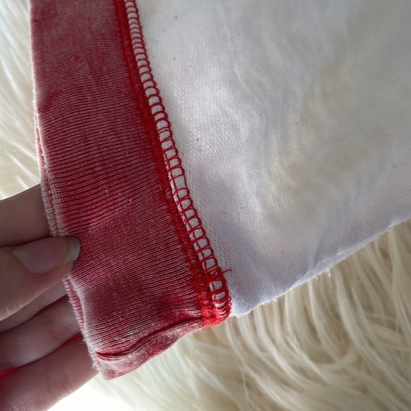 Coca Cola red white drawstring lightweight hooded sweatshirt hoodie shirt top L - Picture 13 of 16